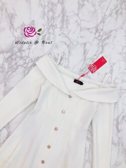 Elpis Mini Dress มินิเดรสแสนสวย (ขาว)