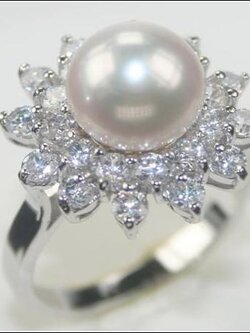 แหวนไข่มุกแท้