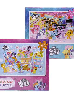 Jigsaw Puzzle 500 ชิ้น My Little Pony ตัวต่อจิ๊กซอว์มายลิตเติ้ลโพนี่ มิตรภาพอันแสนวิเศษ สินค้าลิขสิทธิ์ Bongkoch MagicLand6