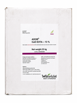 [25KG] ผงจุลธาตุแคลเซียมคีเลตอีดีทีเอ 9%Ca เวสโก้ แคลเซียม (ADOB Ca-EDTA 9%) บรรจุ 25 กิโลกรัม