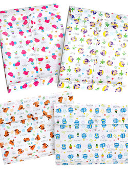 ซองพลาสติก ผูกเชือก A4 ลายการ์ตูน