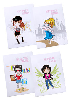 แฟ้มแคตตาล็อก A4 ปกลาย เน็ตเวิร์คมาเนีย