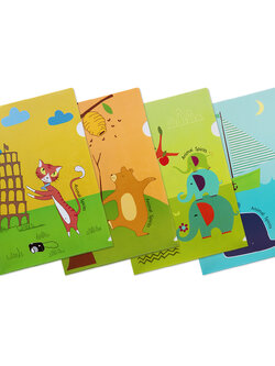 แฟ้มซอง A4 พิมพ์ลาย Animal Spirit