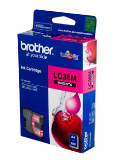 ตลับหมึกอิงค์เจ็ท BROTHER LC-38M - สีชมพู (ม่วงแดง)