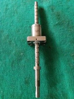 บอลสกรู NSK W1003 แกนโต 10 มิล พิท 10 มิล ยาวทั้งตัว 22 ซม.