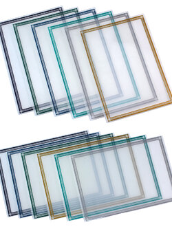 ซองประกาศนียบัตร A4 PP Card Case ลายเส้นคู่