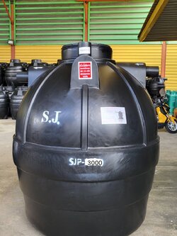 ถังบำบัดน้ำเสีย 3000 ลิตร มีเดีย จุลินทรีย์ พร้อมอุปกรณ์ ส่งฟรีกทม.ฯ (ค่าส่งถังละ250บาท ชลบุรี ระยอง ฉะเชิงเทรา นครนายก อยุธยา )