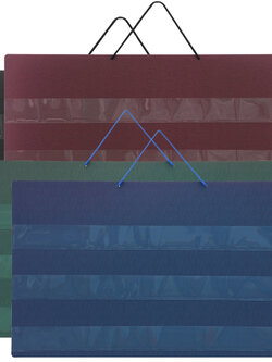 บอร์ดใส่บัตรคำ 3 แถว สูง 40 ซม.