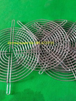 ตะแกรงพัดลม ขนาด 5 นิ้ว วัสดุเหล็กชุบ จัดชุด 10 อัน