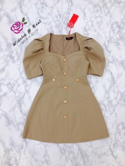 Self portrail Dress เดรสแขนพองแสนสวย