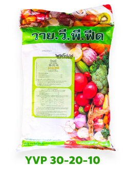 ปุ๋ยเกล็ด วาย.วี.พี.ฟีด (Y.V.P FEED) สุตร 30-20-10 บรรจุ 25 กิโลกรัม