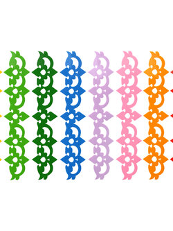 ลายแต่งบอร์ด PR-713 ลายพุ่มก้านต่อ