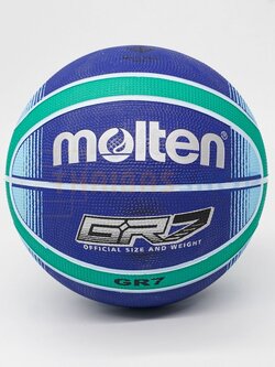 (ของแท้ 100%) ลูกบาส ลูกบาสเกตบอล molten BGRX7-BG size 7 ของแท้ 100% มี มอก. บาสยาง