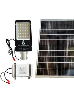 โคมไฟถนน LED พลังงานแสงอาทิตย์ Model. GT50SL-12V60AH-120W