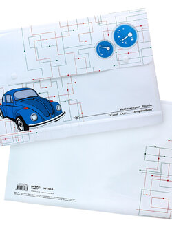 ซองกระดุม F4 ขยายข้าง แนวนอน ลายคูลคาร์