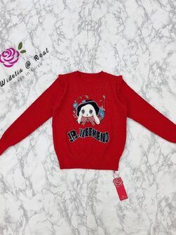 Korea Sweater เสื้อกันหนาวลายน้องกระต่ายสุดน่ารัก