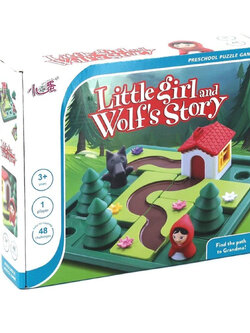 Game Puzzle Little Girl and Wolf Little Red Riding Hood Story เกมหนูน้อยหมวกแดงกับหมาป่า เกมปริศนา ฝึกความคิด พัฒนาIQ สมาธิ
