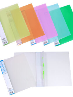 แฟ้มเอกสาร A4 พร้อมลิ้นแฟ้มพลาสติก P-600