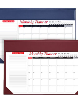 แผ่นรองเขียน PVC พร้อมปฏิทิน 39x55 ซม.