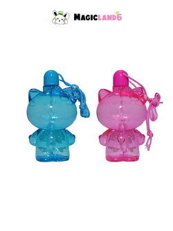 Bubbles Mini Hello Kitty V.2 KT-711 Sanrio Toy ที่เป่าฟองเฮลโลคิตตี้ เป่าฟองใส เป่าฟองลายการ์ตูนพร้อมสายคล้องคอ ของเล่นเด็ก ลายการ์ตูนซานริโอ