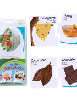 เกมต่อภาพจับคู่ บัตรคำ ชุดสิ่งนี้มาจากอะไร ET-562