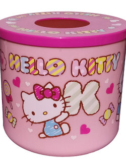 Box Tissue Hello Kitty Sanrio กล่องทิชชู่เฮลโลคิตตี้สีชมพู ลายการ์ตูนซานริโอ