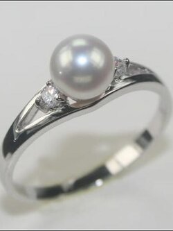 แหวนไข่มุกแท้