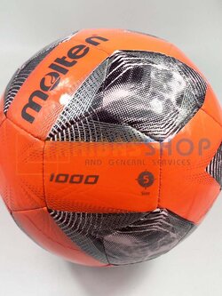 (ของแท้ 100%) ลูกฟุตบอล ลูกบอล molten F5A1000-O ของแท้ ลูกฟุตบอลหนังเย็บ เบอร์5