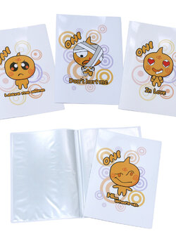 แฟ้มแคตตาล็อก A4 10ช่อง ปกลายโอนิ Oni