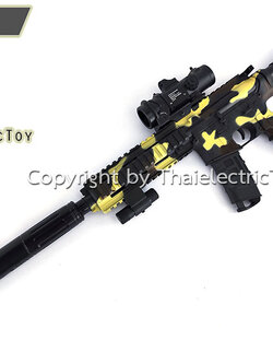 ปืนลูกเจลหรือลูกพลาสติกขนาด 6 mm ยาว 76 ซม. แถมกระสุนเจล 3,000 นัด (ลายพราง)