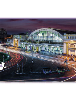 Jigsaw Puzzle ตัวต่อจิ๊กซอว์ 500 ชิ้น T036 Architecture สิ่งก่อสร้าง Hua Lamphong Thailand รูปสถานีหัวลำโพง ประเทศไทย MagicLand6