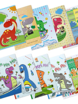 แฟ้มซอง A4 พิมพ์ลายไดโนเสาร์