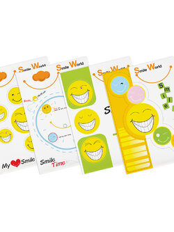 แฟ้มซอง A4 พิมพ์ลาย Smile World