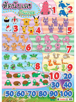 โปสเตอร์ความรู้ หัดนับเลข No.215