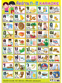 โปสเตอร์ความรู้ หัดอ่าน ก-ฮ KARAOKE No.435