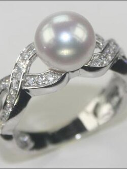 แหวนไข่มุกแท้