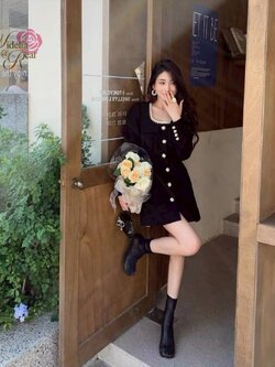 Korea Dress เดรสสั้น ตัวสวย งานดี