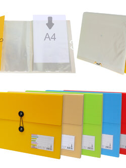 Display Books A4 20 Pockets with PP Foam Covers Smart Flip Chart DB-154Q