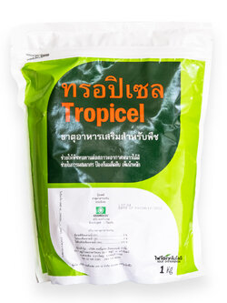 Tropicel ผงจุลธาตุ อะมิโนคีเลต ธาตุอาหารเสริม สังกะสี โบรอน โมลิบดีนั่ม ทรอปิเซล (Cosmocel) บรรจุ 1 กิโลกรัม