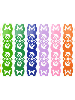 ลายแต่งบอร์ด PR-710 ลายผูกประจำยาม