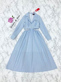 Selfportrail Dress เดรสตัวยาวเว้าเอวแสนสวย