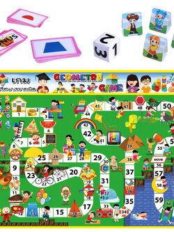 เกมกระดาน ชุดปริศนาเรขาคณิต ET-526