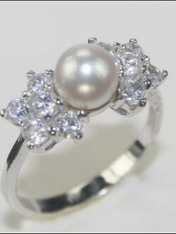 แหวนไข่มุกแท้