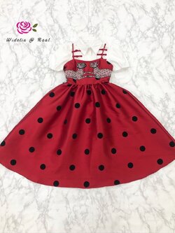 Korea Set เซ็ทเสื้อกับเดรสสายเดี่ยวสุดน่ารัก (แดง)