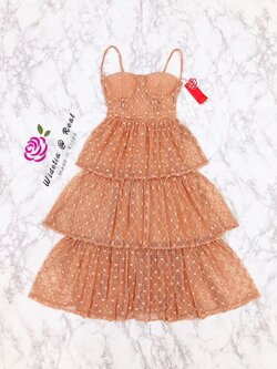 Vana Dress เดรสลูกไม้สายเดี่ยวสุดแซ่บ