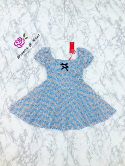 Korea Mini dress มินิเดรสแขนพองคอเหลี่ยมแสนสวย