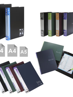 แฟ้มห่วง 800 ไมครอน สีเข้มพิมพ์สกรีน