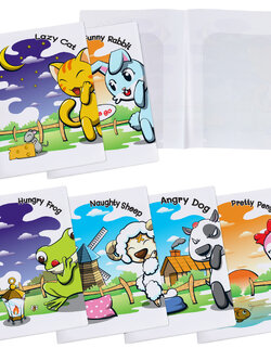 แฟ้มพับ A4 มีช่องใส่เอกสาร พิมพ์ลาย Head To Toe