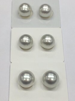 ไข่มุกเม็ดเดี่ยว south sea ขนาด 11-12 มิล กลม สีขาว เกรด AA++