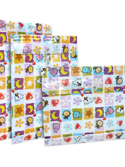 ซองพลาสติก ผูกเชือก ลายตูนสตอรี่